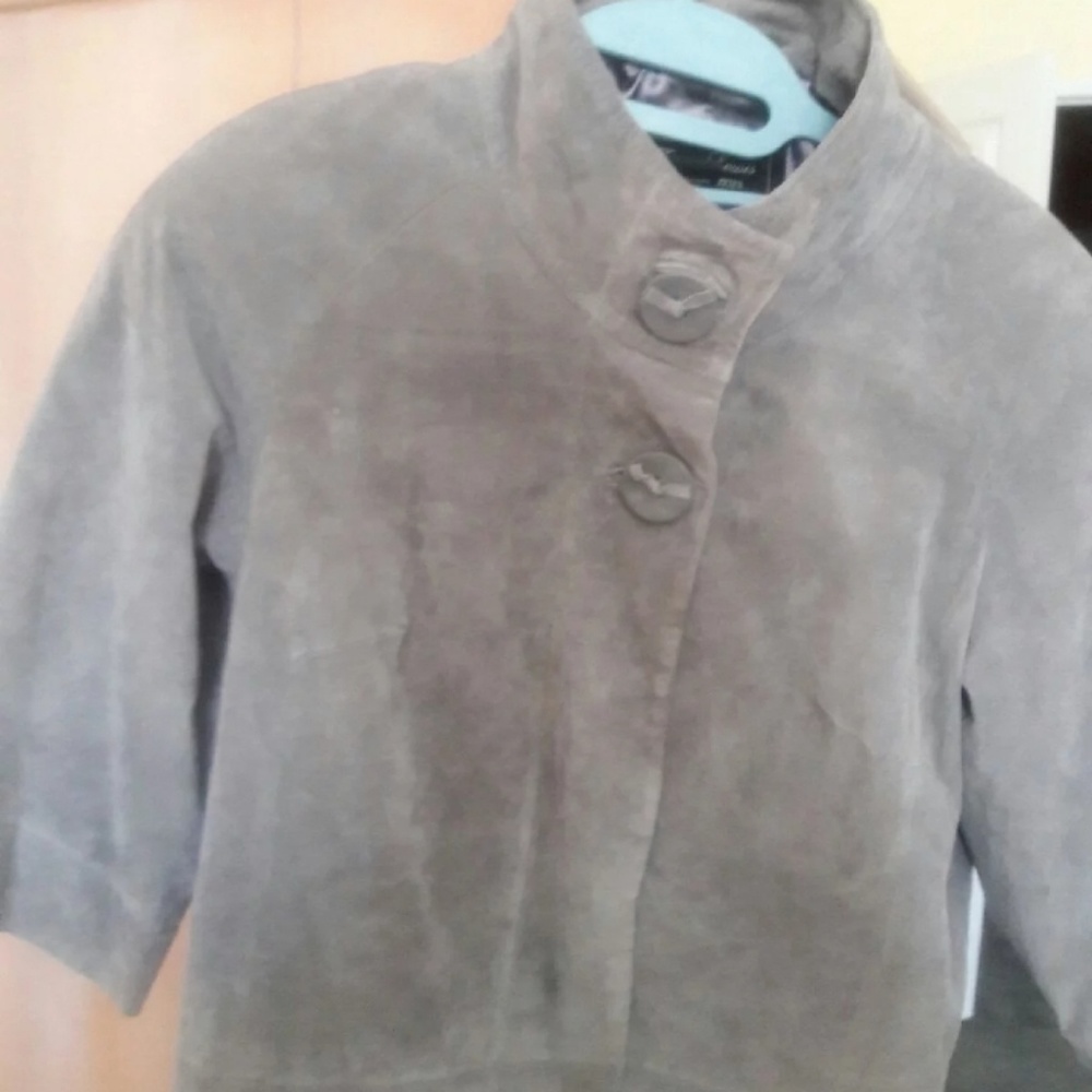 Terry Lewis swede fully lined jacket